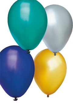 "Luftballons ""Perlmutt"", bunt, Ø30cm, 50 Stk."